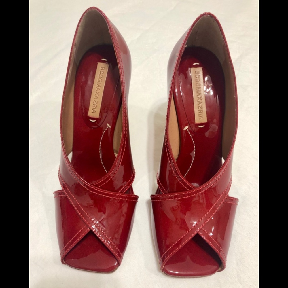 BCBG Max Azria Raisa Wicker Wedge 7.5 M